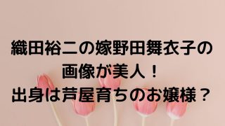 織田裕二の嫁は野田舞衣子で美容研究家！出身は芦屋育ちのお嬢様？