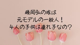 藤岡弘の嫁は元モデルの一般人！４人の子供は連れ子なの？