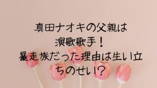 真田ナオキの父親は演歌歌手！暴走族だった理由は生い立ちのせい？